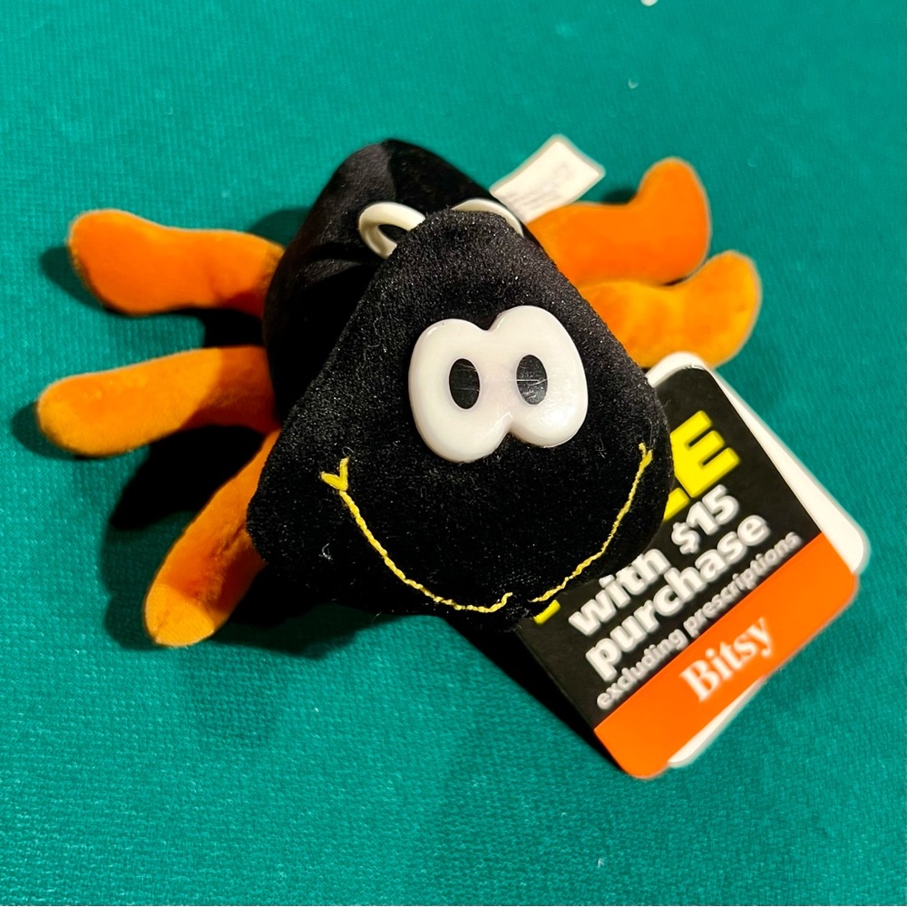 Bitsy Black and Orange Plush Toy
